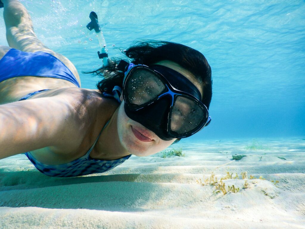 Freediving / snorkeling in the bahamas