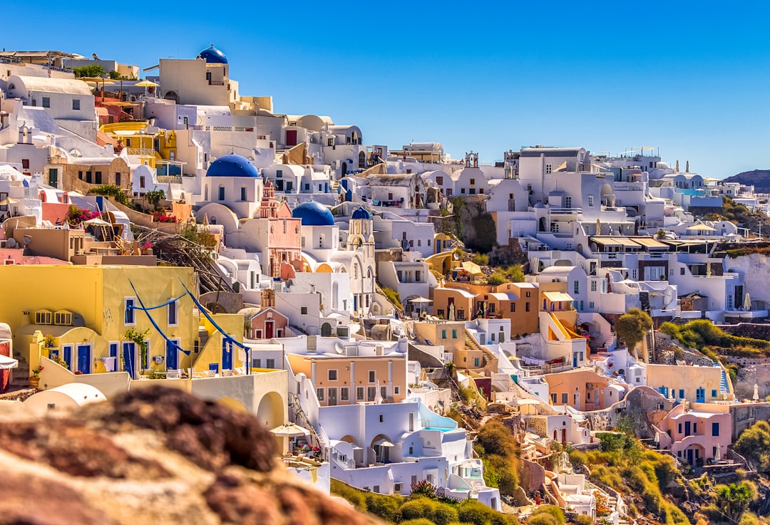 santorini insel Thema Bild
