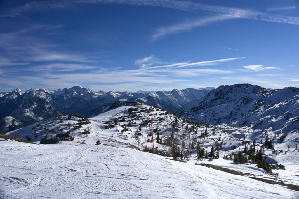 Snowshoeing on the Feuerkogel in Austria


